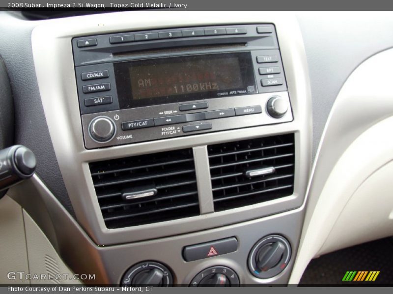 Topaz Gold Metallic / Ivory 2008 Subaru Impreza 2.5i Wagon