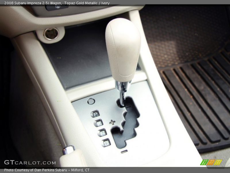Topaz Gold Metallic / Ivory 2008 Subaru Impreza 2.5i Wagon