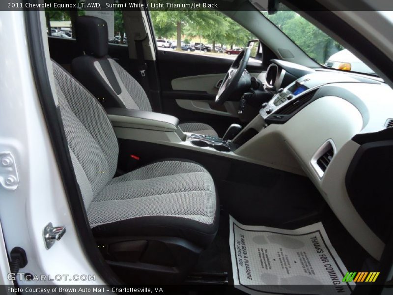  2011 Equinox LT AWD Light Titanium/Jet Black Interior