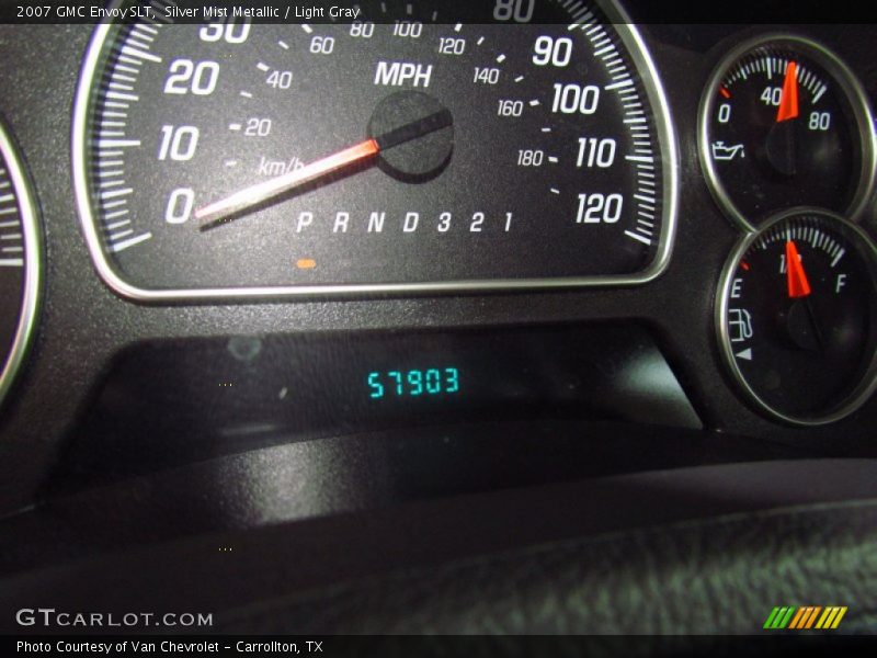 Silver Mist Metallic / Light Gray 2007 GMC Envoy SLT