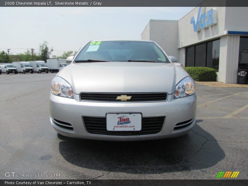 Silverstone Metallic / Gray 2008 Chevrolet Impala LT