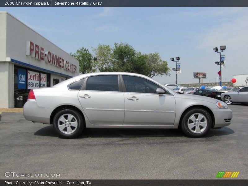 Silverstone Metallic / Gray 2008 Chevrolet Impala LT