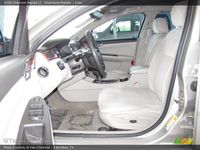 Silverstone Metallic / Gray 2008 Chevrolet Impala LT