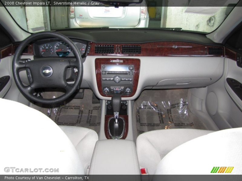 Silverstone Metallic / Gray 2008 Chevrolet Impala LT