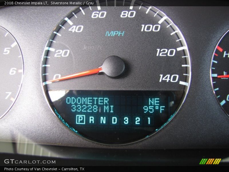 Silverstone Metallic / Gray 2008 Chevrolet Impala LT