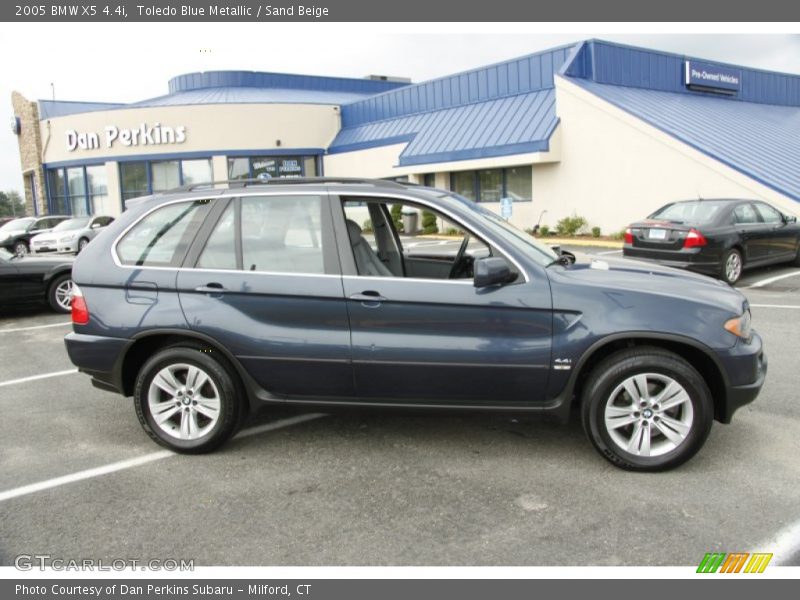 Toledo Blue Metallic / Sand Beige 2005 BMW X5 4.4i