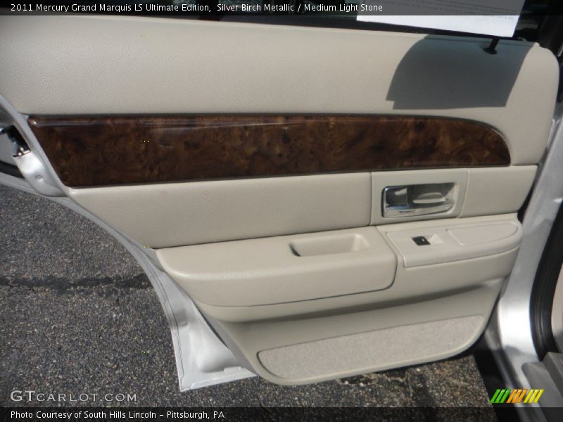 Silver Birch Metallic / Medium Light Stone 2011 Mercury Grand Marquis LS Ultimate Edition