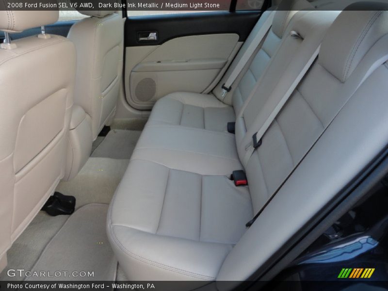 Dark Blue Ink Metallic / Medium Light Stone 2008 Ford Fusion SEL V6 AWD