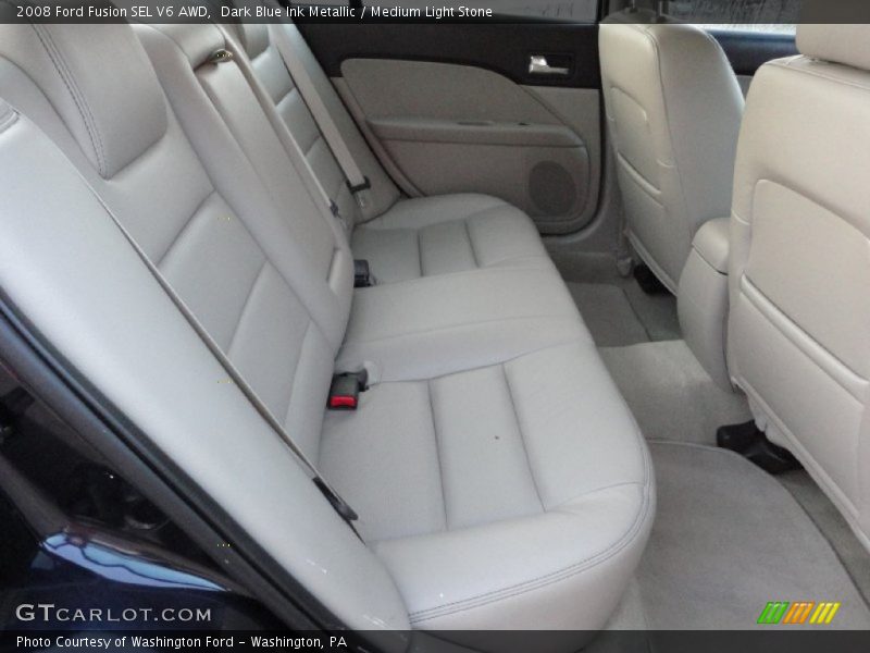 Dark Blue Ink Metallic / Medium Light Stone 2008 Ford Fusion SEL V6 AWD
