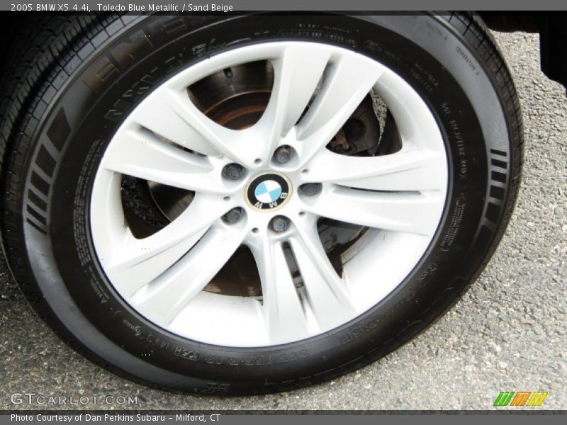 Toledo Blue Metallic / Sand Beige 2005 BMW X5 4.4i