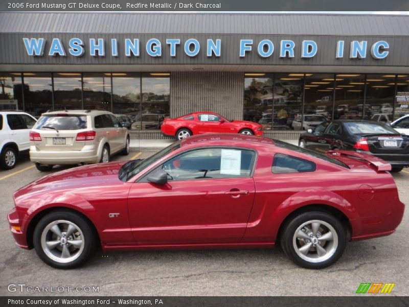 Redfire Metallic / Dark Charcoal 2006 Ford Mustang GT Deluxe Coupe