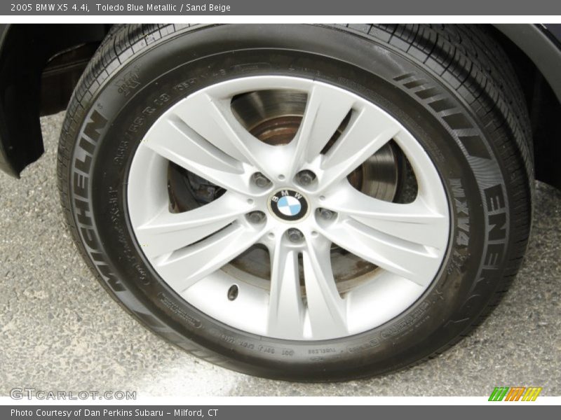 Toledo Blue Metallic / Sand Beige 2005 BMW X5 4.4i