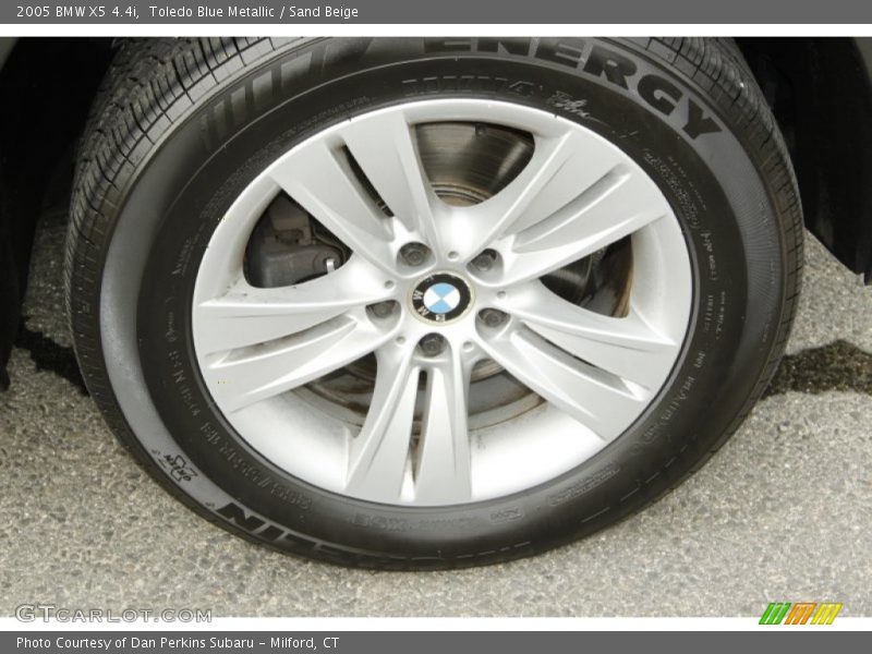 Toledo Blue Metallic / Sand Beige 2005 BMW X5 4.4i