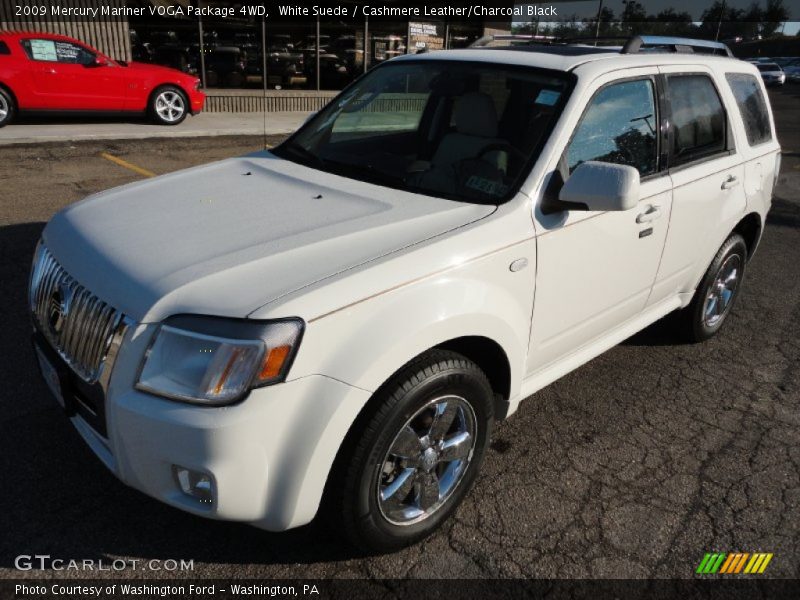 White Suede / Cashmere Leather/Charcoal Black 2009 Mercury Mariner VOGA Package 4WD