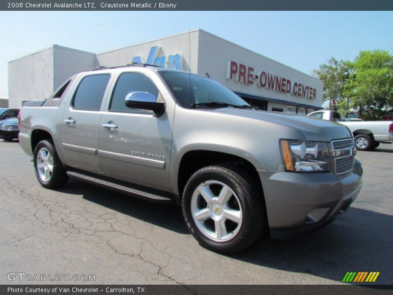Graystone Metallic / Ebony 2008 Chevrolet Avalanche LTZ
