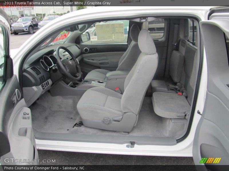  2011 Tacoma Access Cab Graphite Gray Interior
