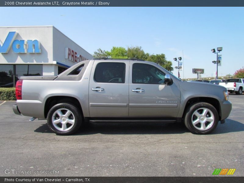 Graystone Metallic / Ebony 2008 Chevrolet Avalanche LTZ