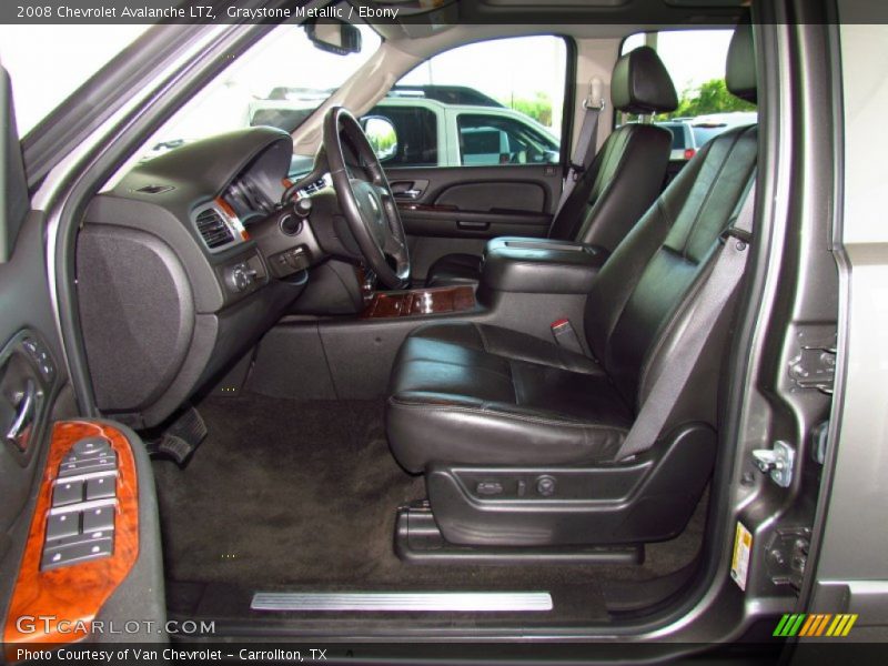  2008 Avalanche LTZ Ebony Interior