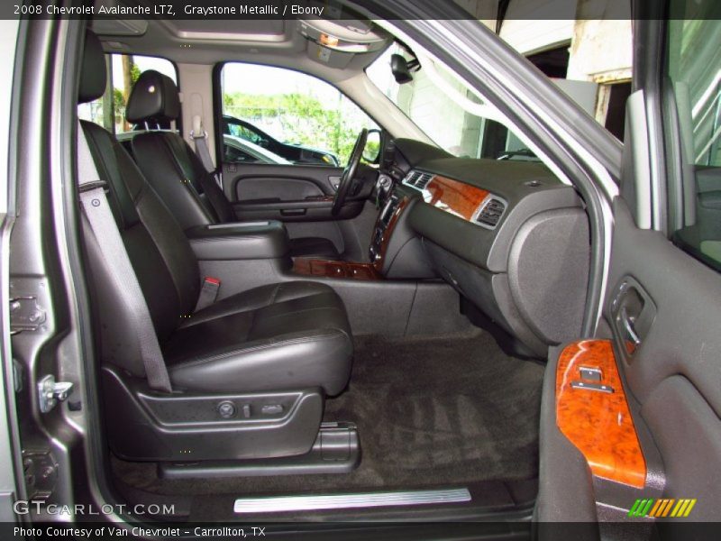  2008 Avalanche LTZ Ebony Interior