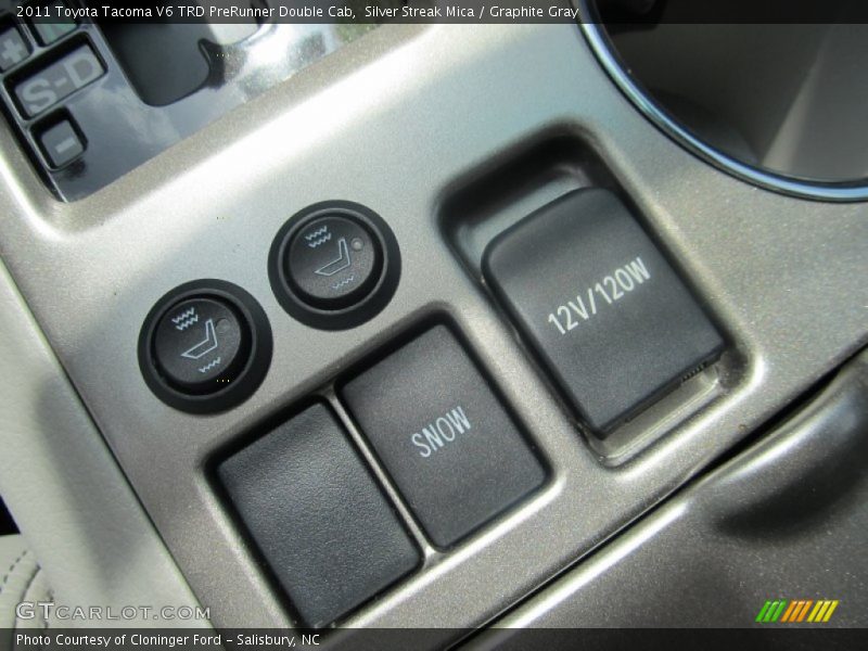 Silver Streak Mica / Graphite Gray 2011 Toyota Tacoma V6 TRD PreRunner Double Cab