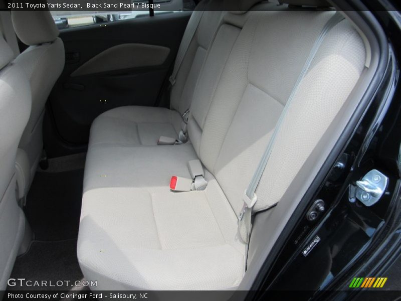 Black Sand Pearl / Bisque 2011 Toyota Yaris Sedan