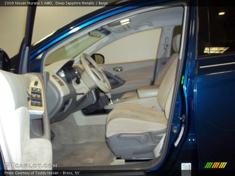 Deep Sapphire Metallic / Beige 2009 Nissan Murano S AWD