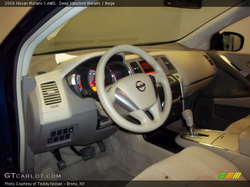Deep Sapphire Metallic / Beige 2009 Nissan Murano S AWD