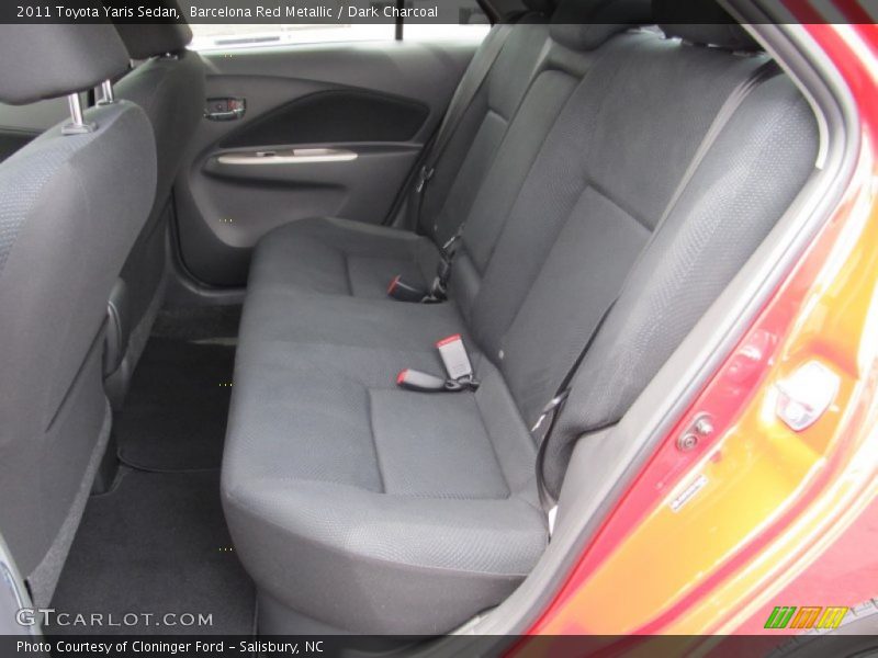 Barcelona Red Metallic / Dark Charcoal 2011 Toyota Yaris Sedan