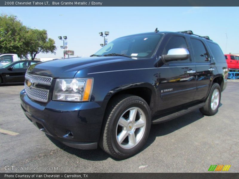 Blue Granite Metallic / Ebony 2008 Chevrolet Tahoe LT