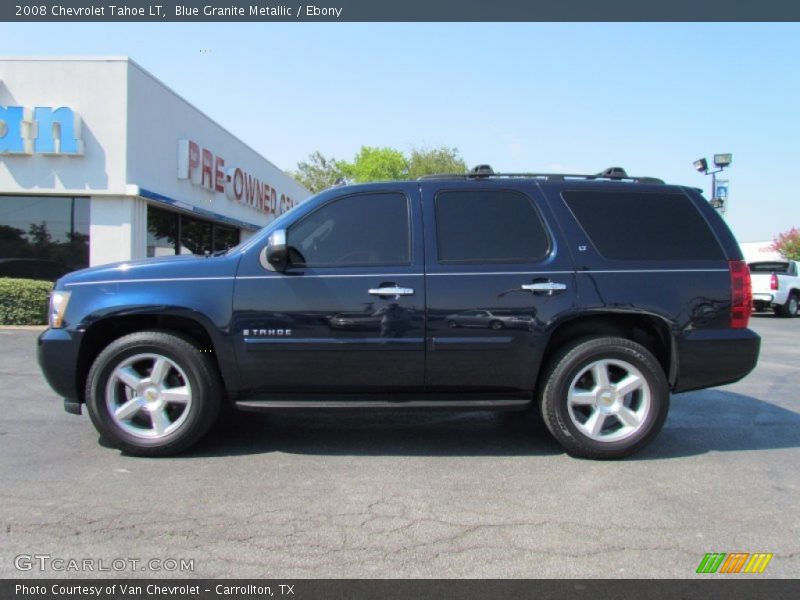 Blue Granite Metallic / Ebony 2008 Chevrolet Tahoe LT