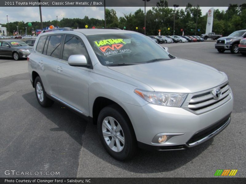 Classic Silver Metallic / Black 2011 Toyota Highlander
