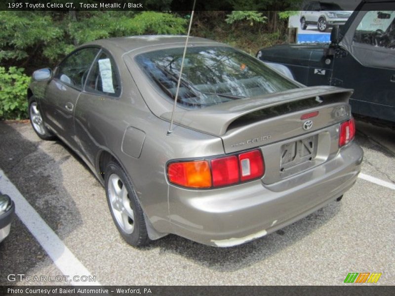 Topaz Metallic / Black 1995 Toyota Celica GT