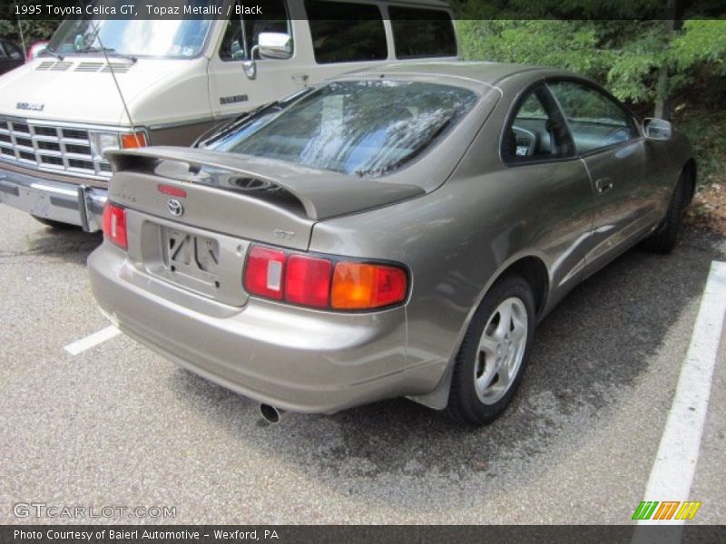 Topaz Metallic / Black 1995 Toyota Celica GT