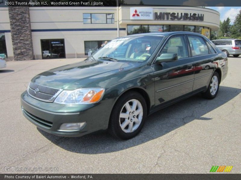 Woodland Green Pearl / Stone 2001 Toyota Avalon XLS
