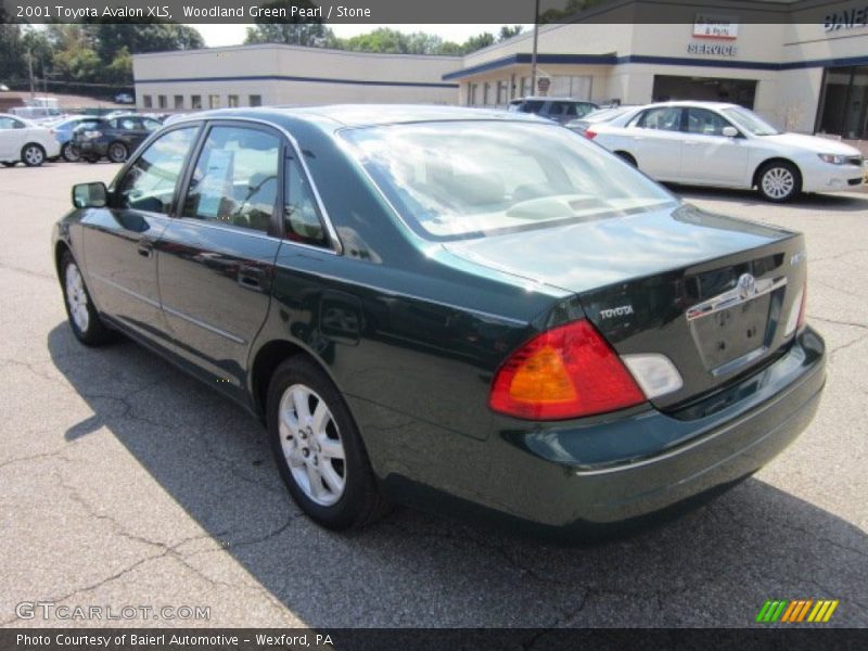 Woodland Green Pearl / Stone 2001 Toyota Avalon XLS