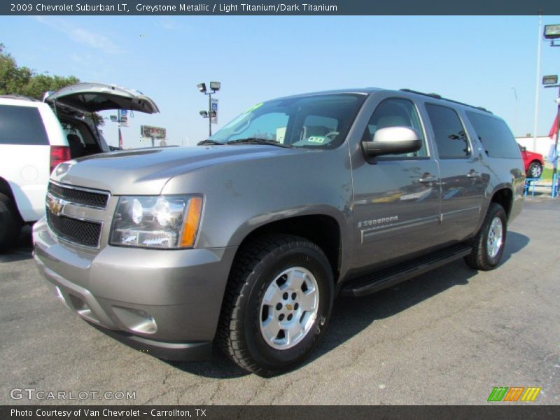Greystone Metallic / Light Titanium/Dark Titanium 2009 Chevrolet Suburban LT
