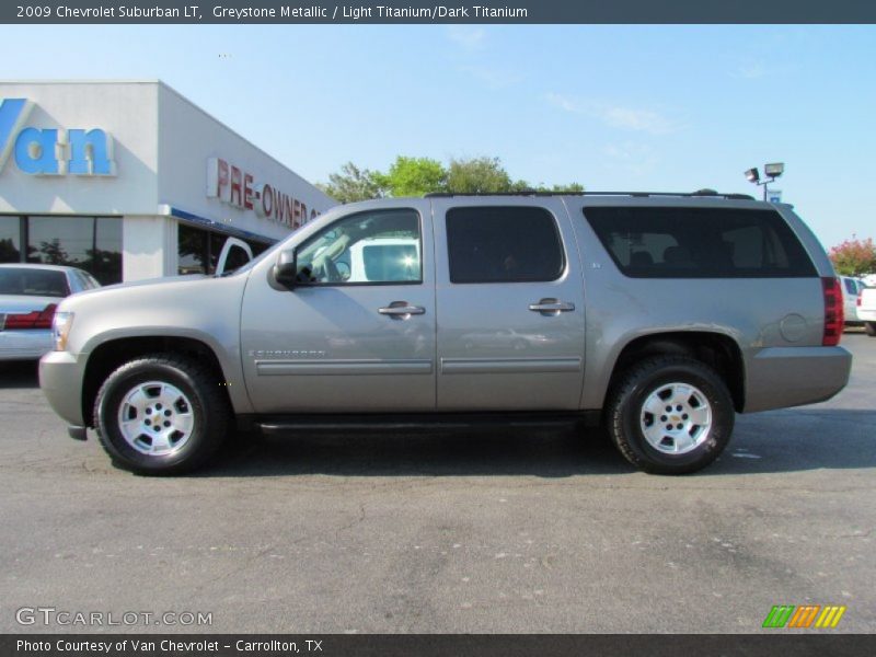 Greystone Metallic / Light Titanium/Dark Titanium 2009 Chevrolet Suburban LT