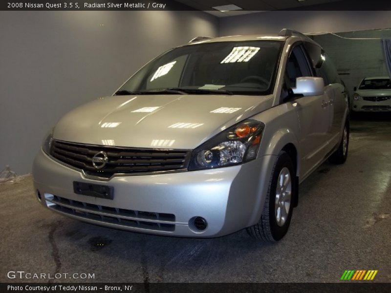 Radiant Silver Metallic / Gray 2008 Nissan Quest 3.5 S