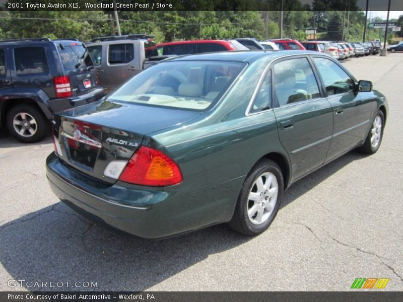 Woodland Green Pearl / Stone 2001 Toyota Avalon XLS