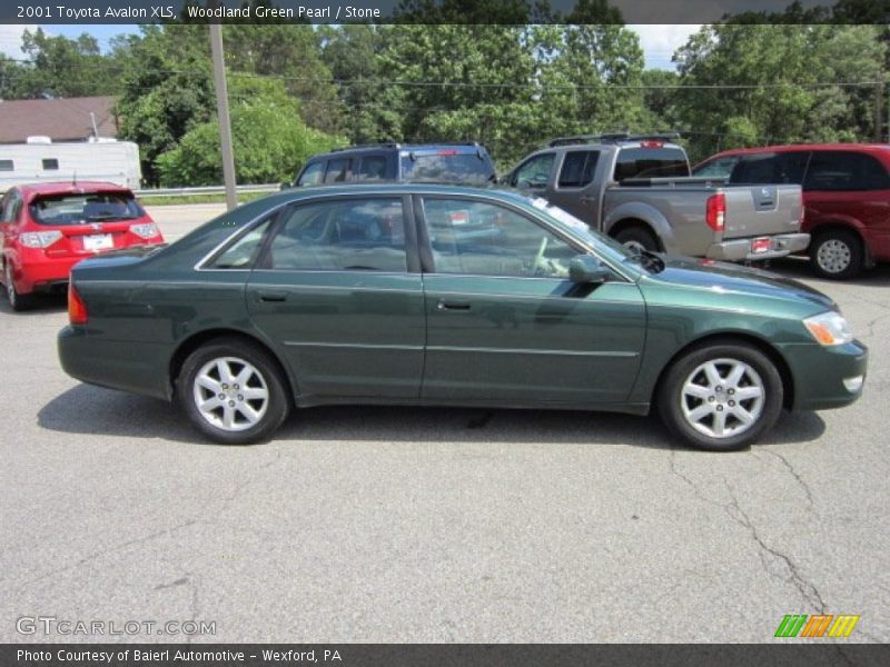 Woodland Green Pearl / Stone 2001 Toyota Avalon XLS