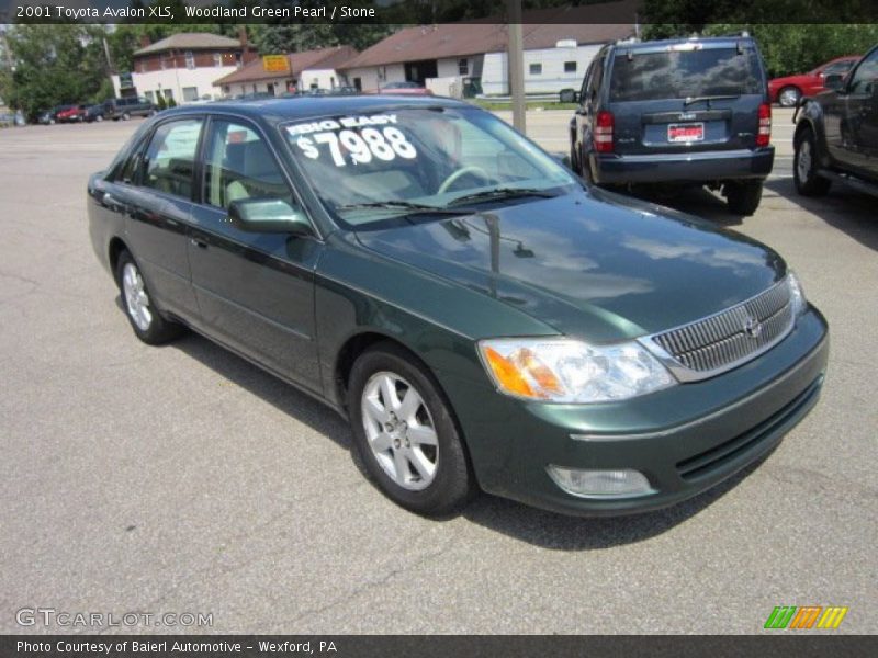 Woodland Green Pearl / Stone 2001 Toyota Avalon XLS