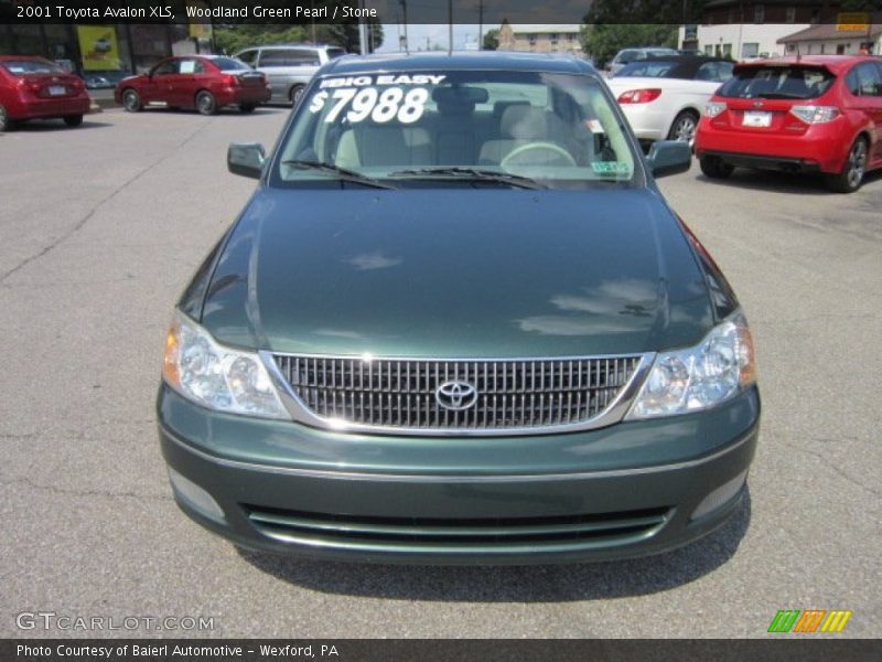 Woodland Green Pearl / Stone 2001 Toyota Avalon XLS