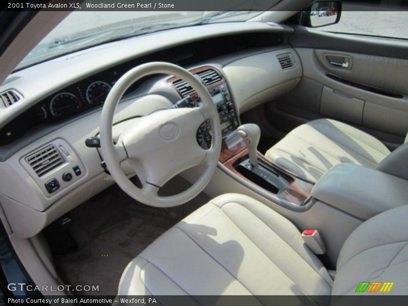 Woodland Green Pearl / Stone 2001 Toyota Avalon XLS