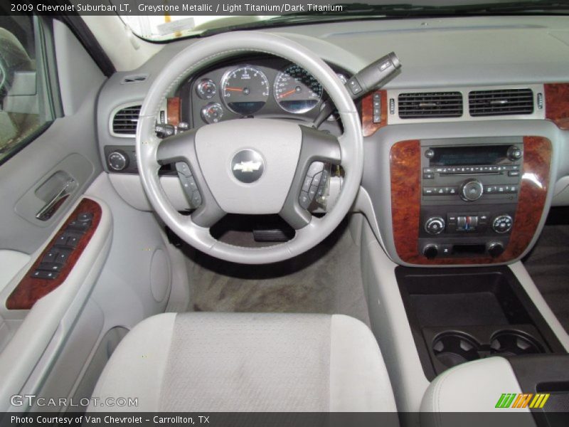 Greystone Metallic / Light Titanium/Dark Titanium 2009 Chevrolet Suburban LT