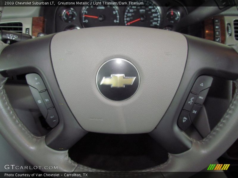 Greystone Metallic / Light Titanium/Dark Titanium 2009 Chevrolet Suburban LT