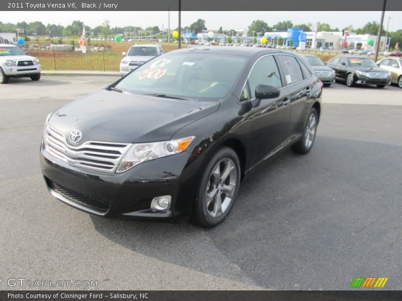 Black / Ivory 2011 Toyota Venza V6