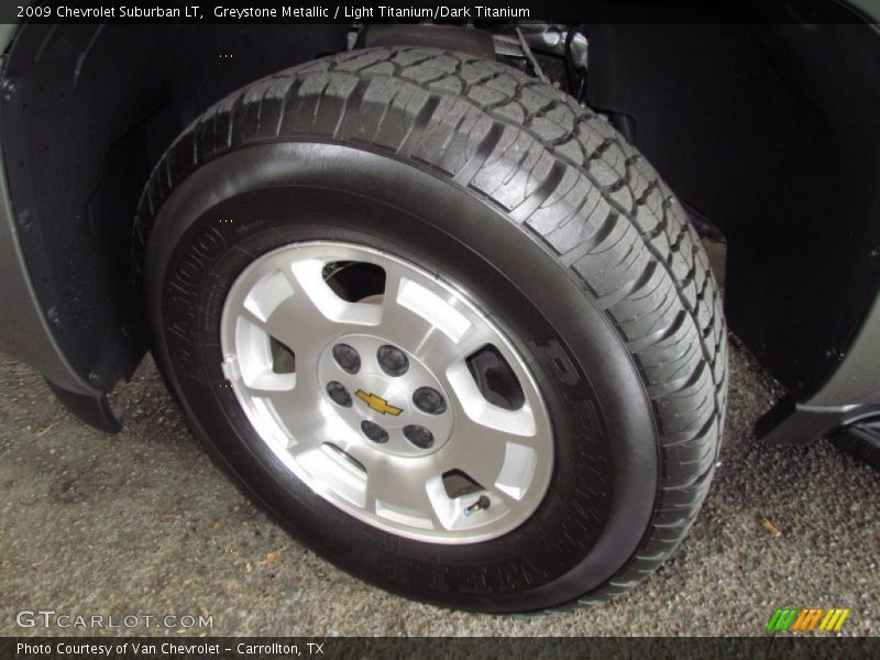 Greystone Metallic / Light Titanium/Dark Titanium 2009 Chevrolet Suburban LT