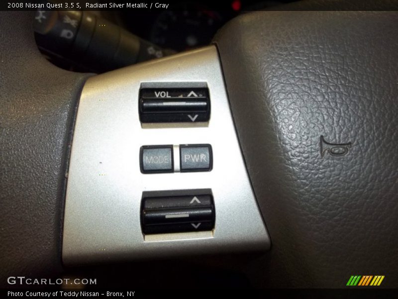 Radiant Silver Metallic / Gray 2008 Nissan Quest 3.5 S