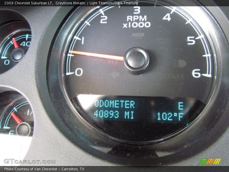 Greystone Metallic / Light Titanium/Dark Titanium 2009 Chevrolet Suburban LT