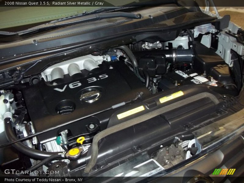 Radiant Silver Metallic / Gray 2008 Nissan Quest 3.5 S